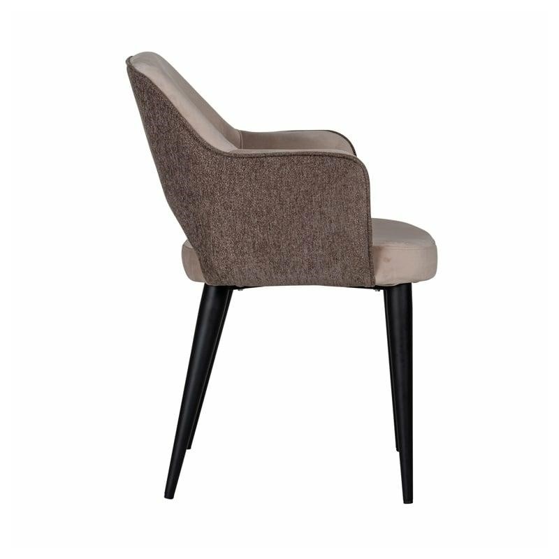 RICHMOND krzesło GIOVANNA ciemnobeżowe