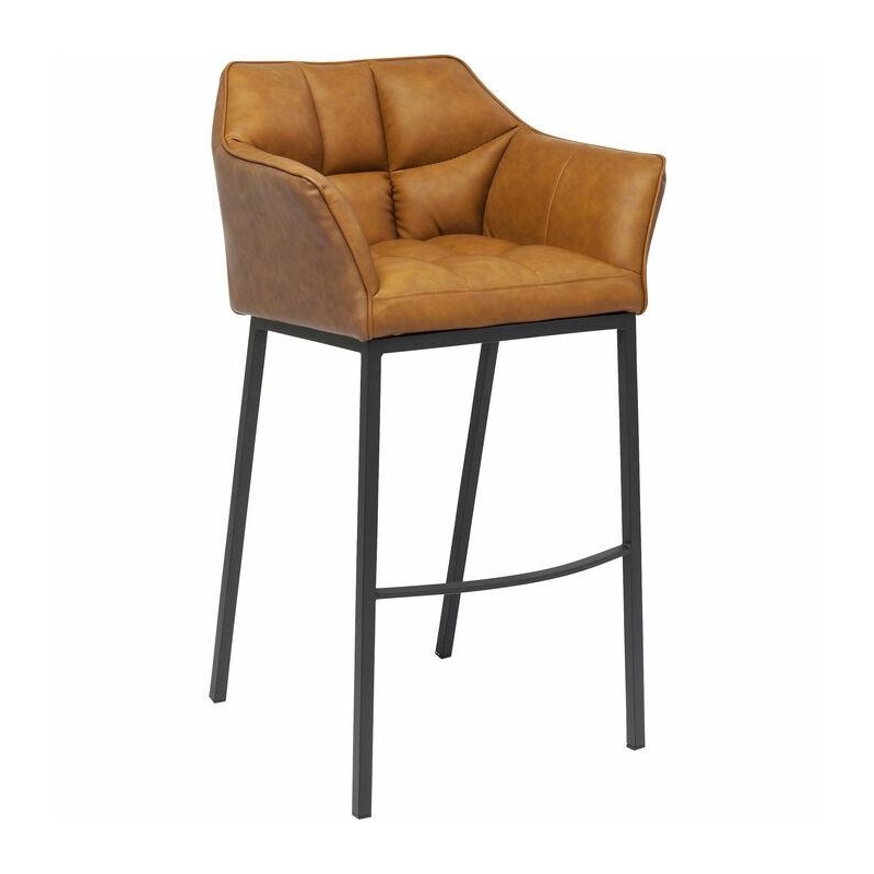 KARE krzesło barowe THINKTANK 2 brązowe