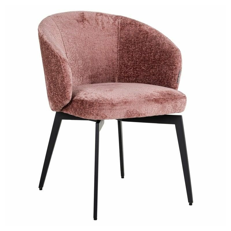 RICHMOND krzesło AMPHARA różowe - trudnopalne