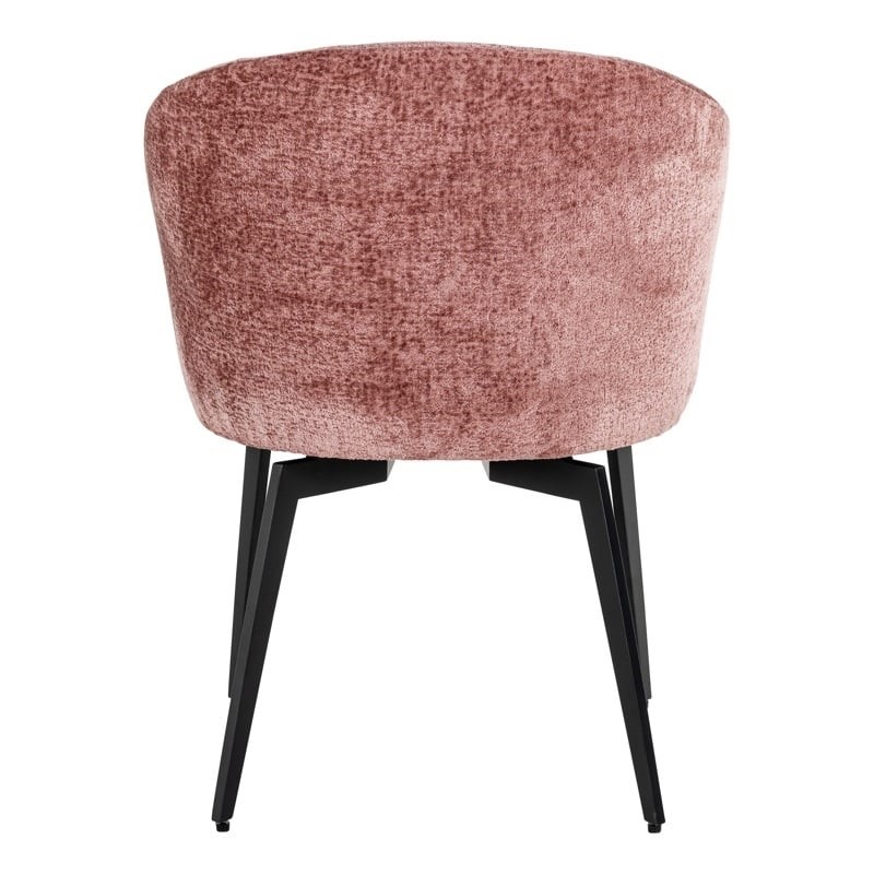 RICHMOND krzesło AMPHARA różowe - trudnopalne