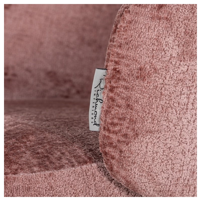 RICHMOND krzesło AMPHARA różowe - trudnopalne