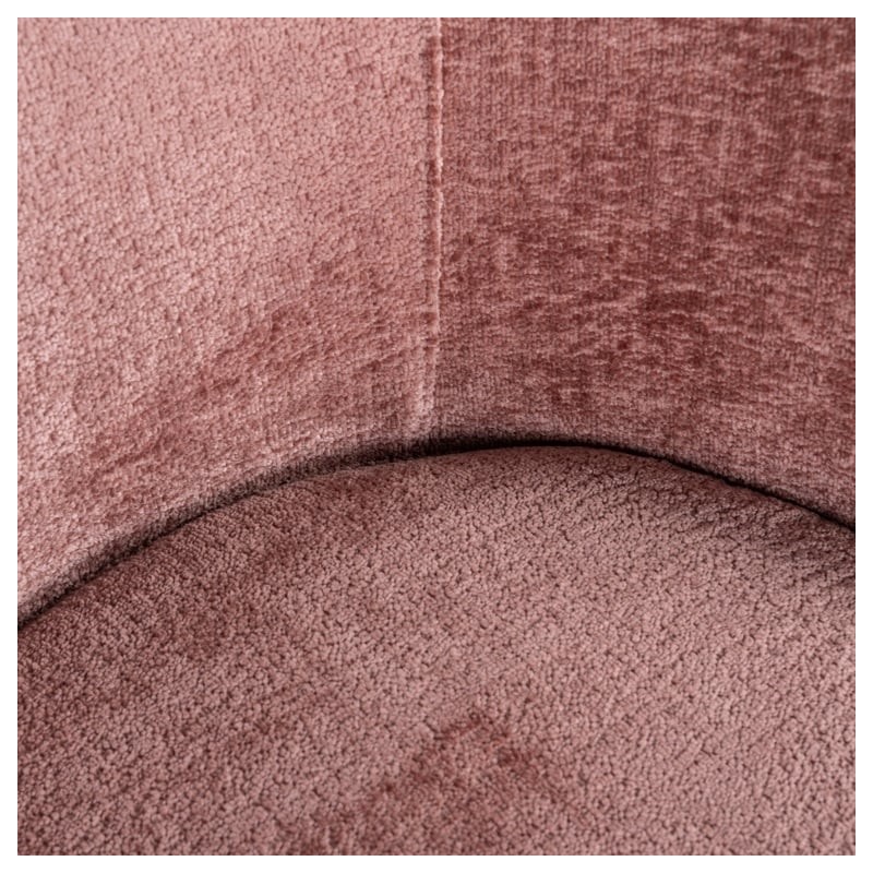 RICHMOND krzesło AMPHARA różowe - trudnopalne