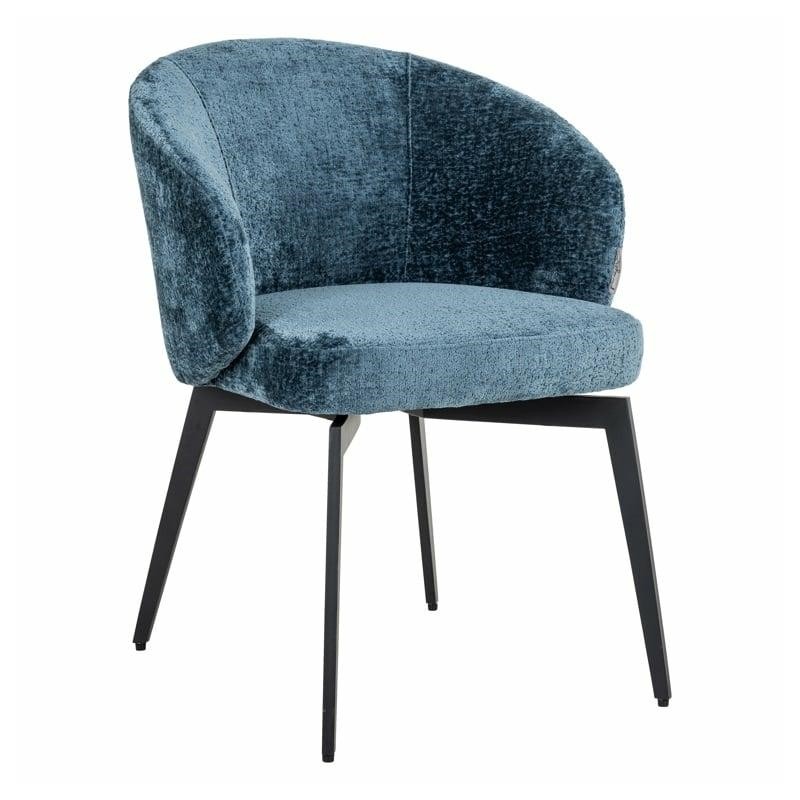 RICHMOND krzesło AMPHARA niebieskie - trudnopalne