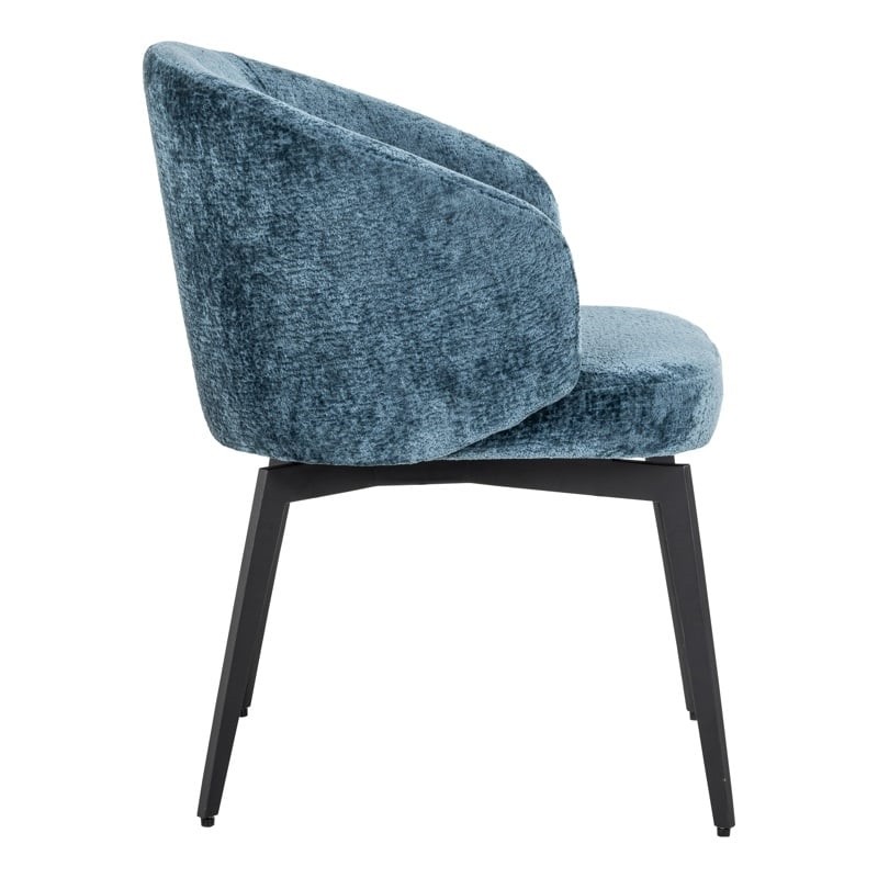 RICHMOND krzesło AMPHARA niebieskie - trudnopalne