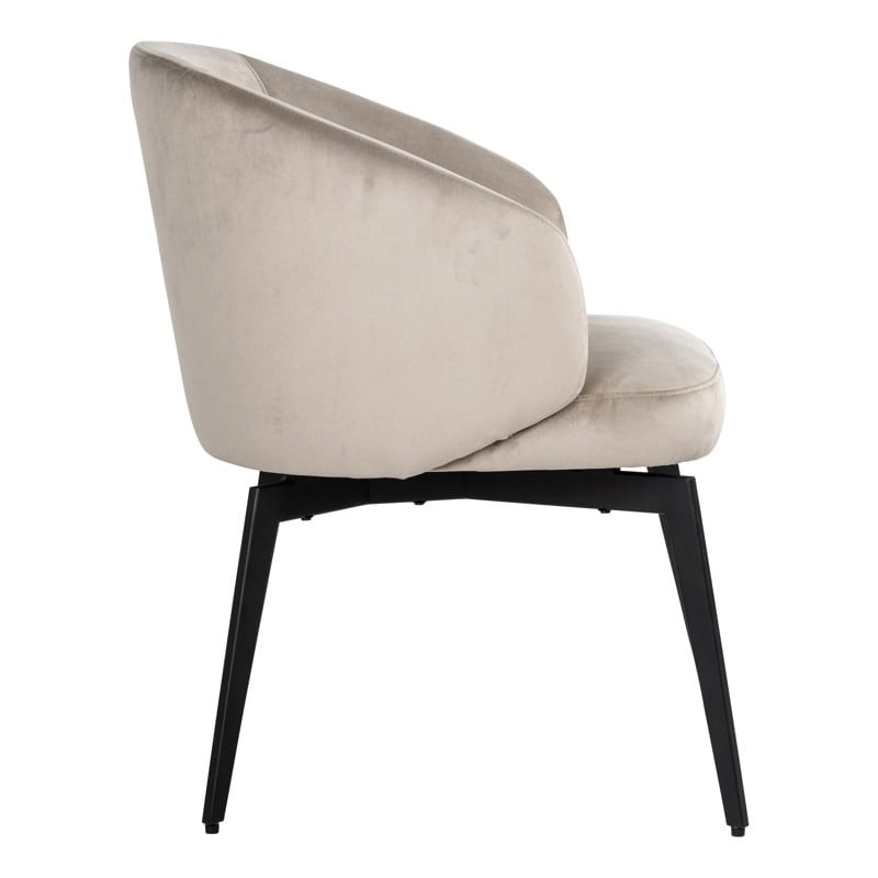 RICHMOND krzesło AMPHARA beżowe - trudnopalne