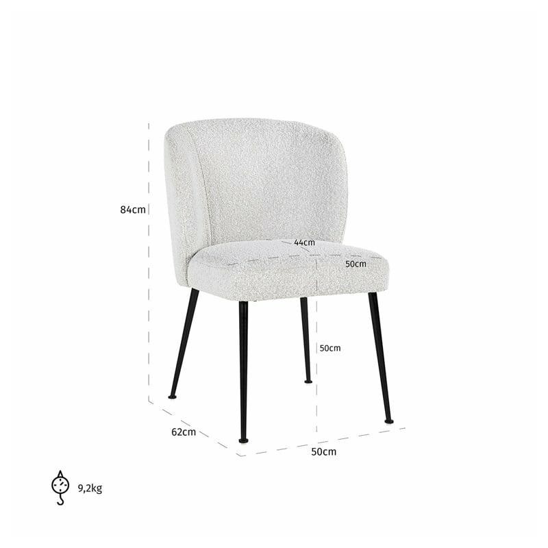 RICHMOND krzesło FALLON BOUCLE