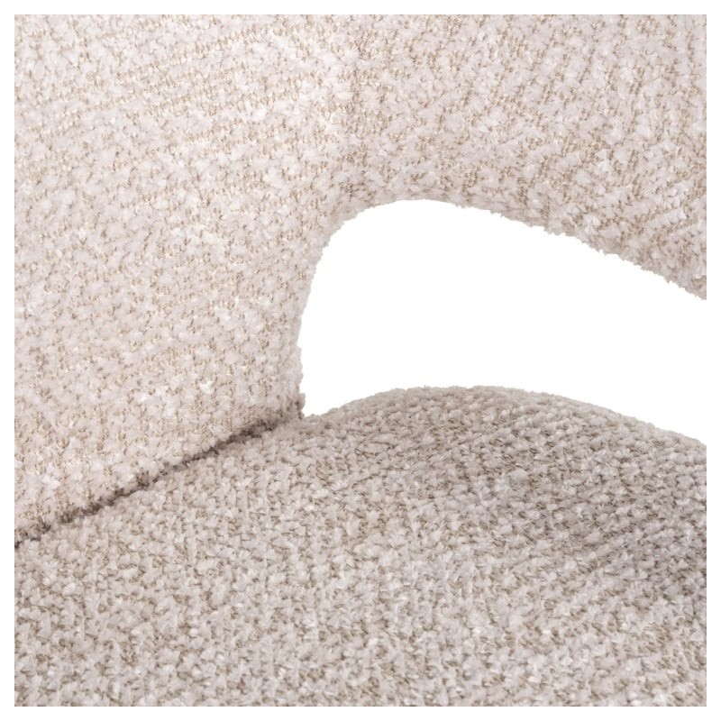 RICHMOND fotel BELLE kremowy - trudnopalny