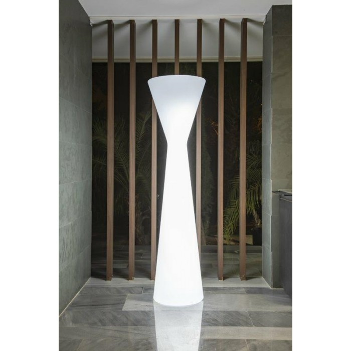 NEW GARDEN lampa podłogowa KONIKA 170  CABLE biała