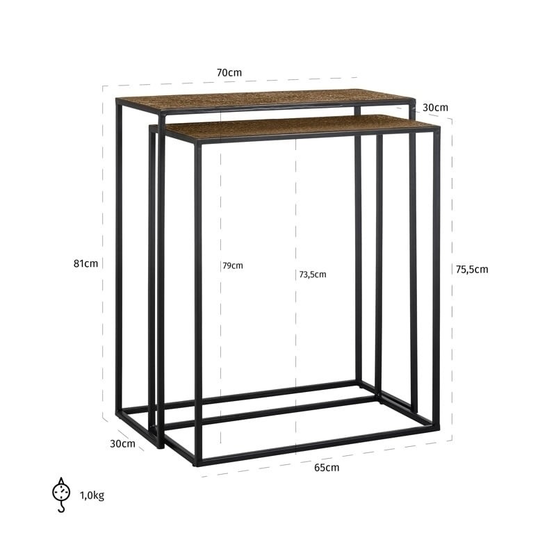 RICHMOND konsola BRISTOL - zestaw