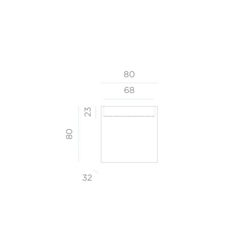 NEW GARDEN donica JUNCO 80 SOLAR & BATTERY biała