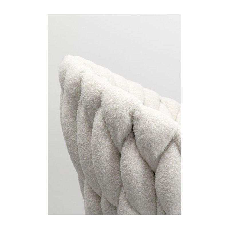 KARE krzesło obrotowe KNOT BOUCLE