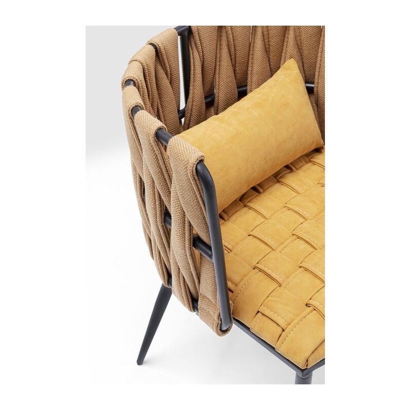 KARE krzesło CHEERIO żółte