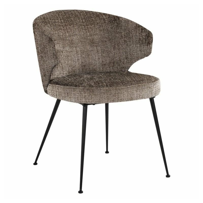 RICHMOND krzesło XANDRA brązowe - trudnopalne