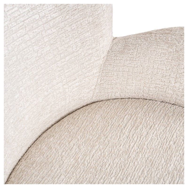 RICHMOND krzesło AMBER jasnobeżowe - trudnopalne