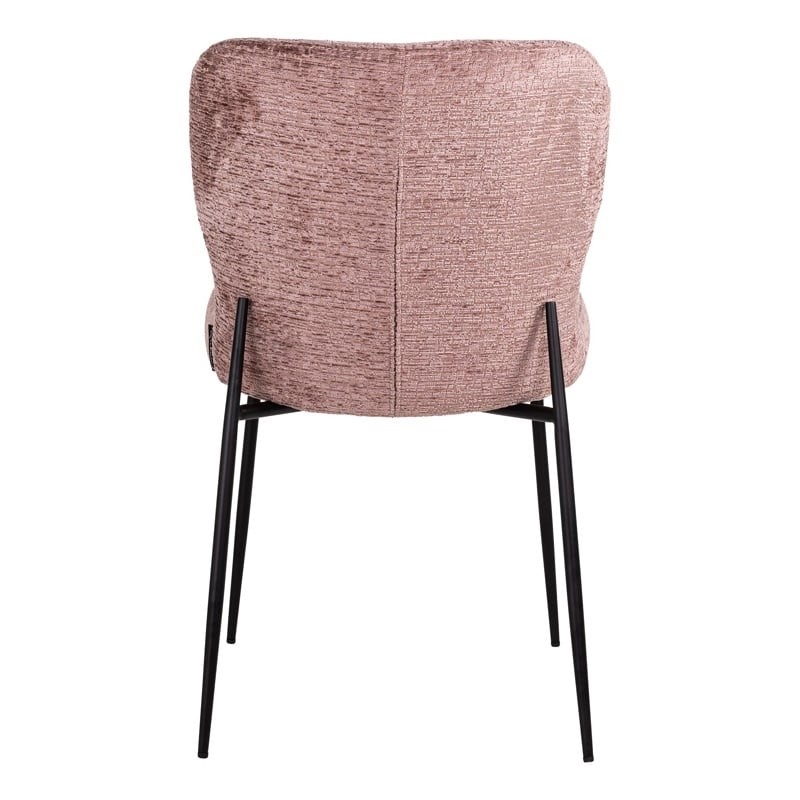 RICHMOND krzesło DARBY różowe - trudnopalne