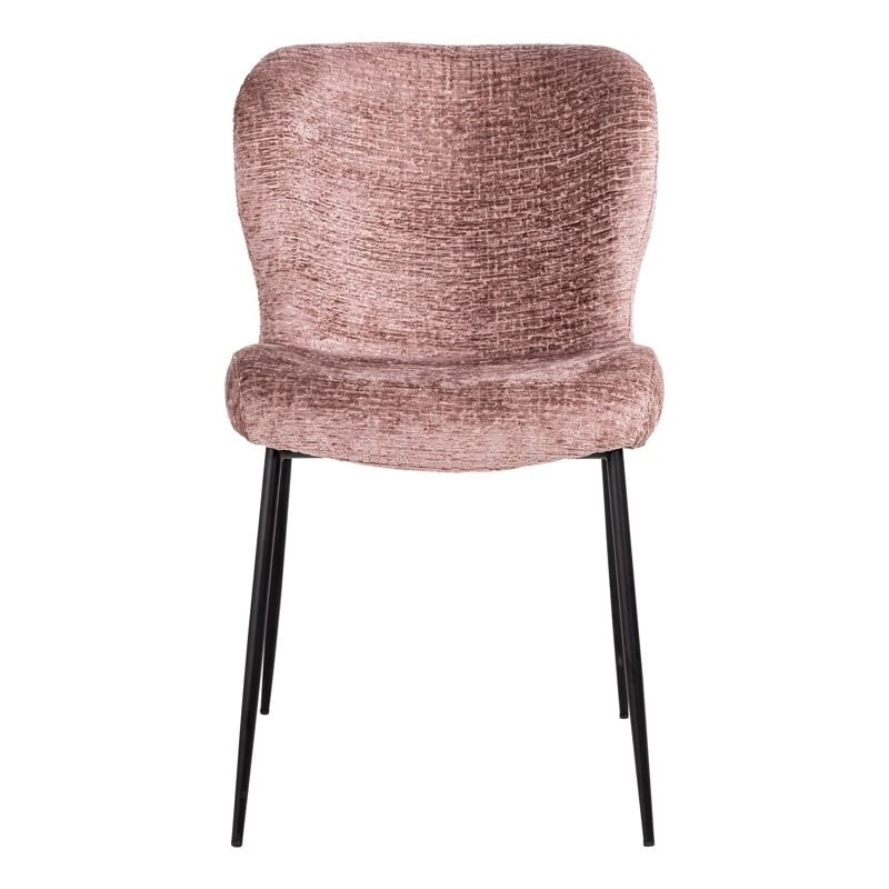 RICHMOND krzesło DARBY różowe - trudnopalne