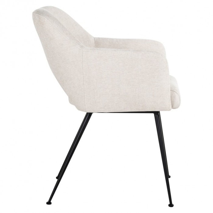 RICHMOND krzesło JENTHE białe - trudnopalne