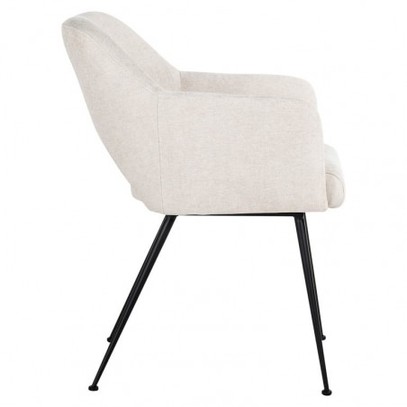 RICHMOND krzesło JENTHE białe - trudnopalne