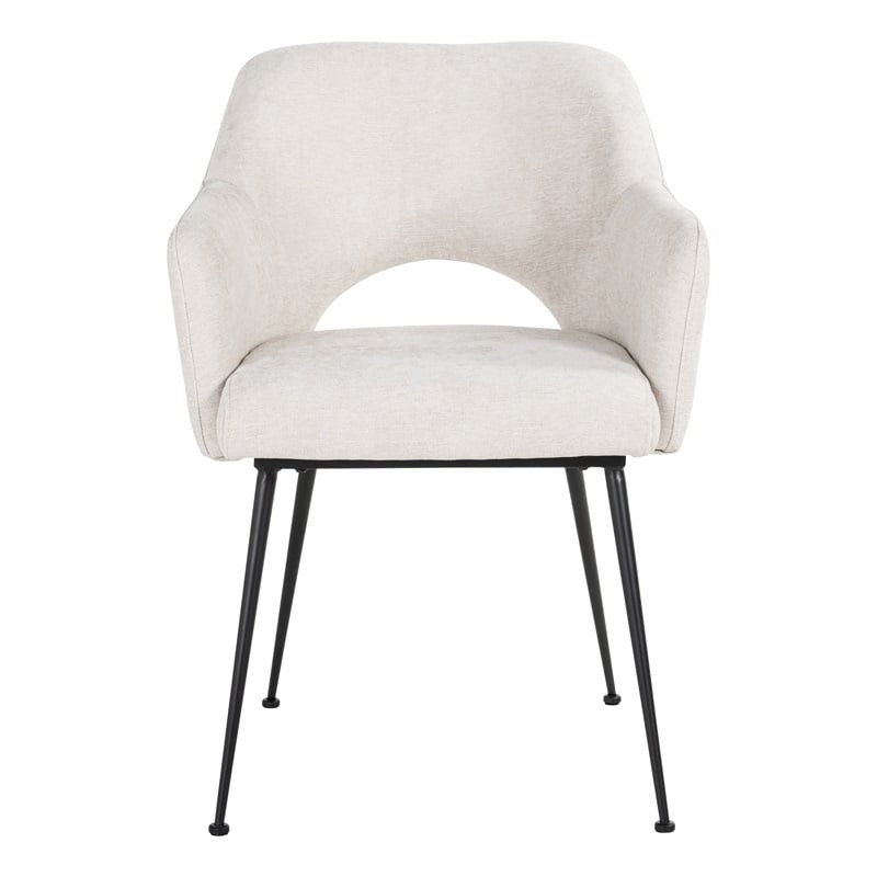 RICHMOND krzesło JENTHE białe - trudnopalne