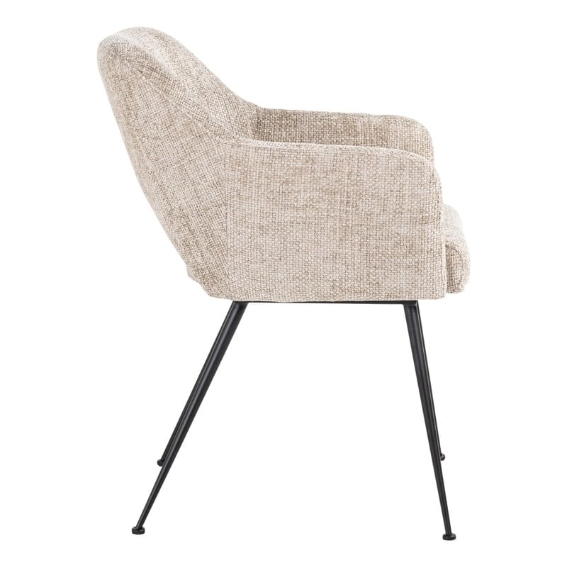 RICHMOND krzesło JENTHE beżowe - trudnopalne