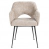 RICHMOND krzesło JENTHE beżowe - trudnopalne