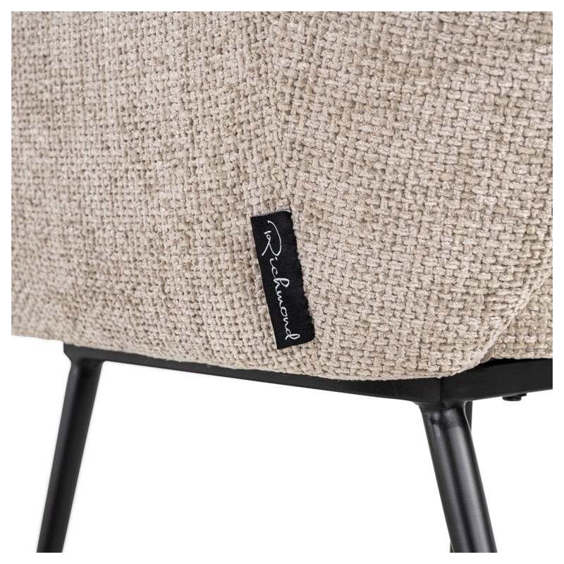 RICHMOND krzesło JENTHE beżowe - trudnopalne