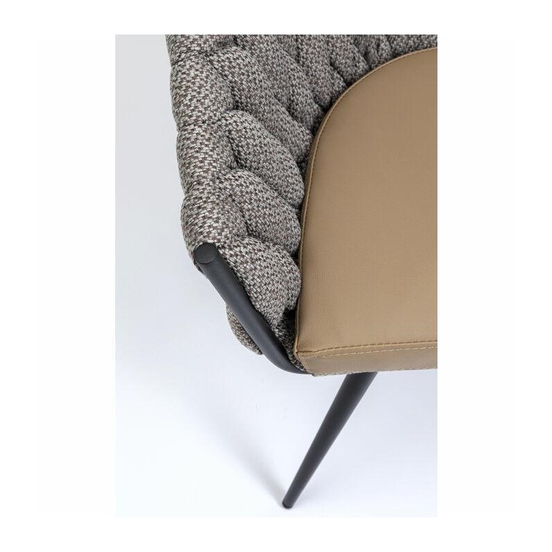 KARE krzesło KNOT brązowe