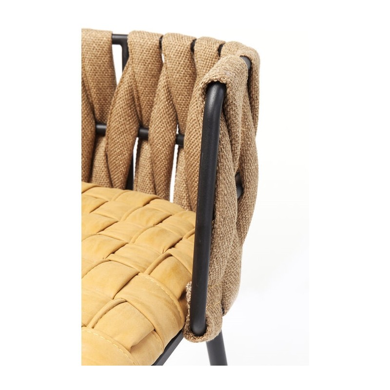 KARE krzesło barowe CHEERIO żółte