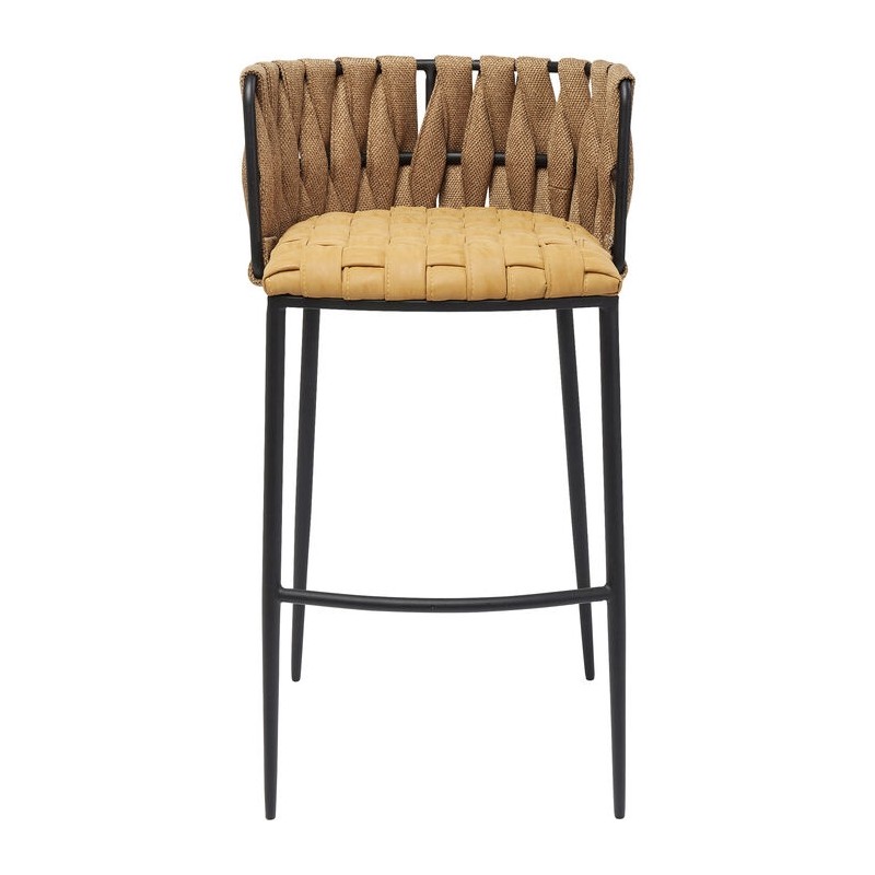 KARE krzesło barowe CHEERIO żółte