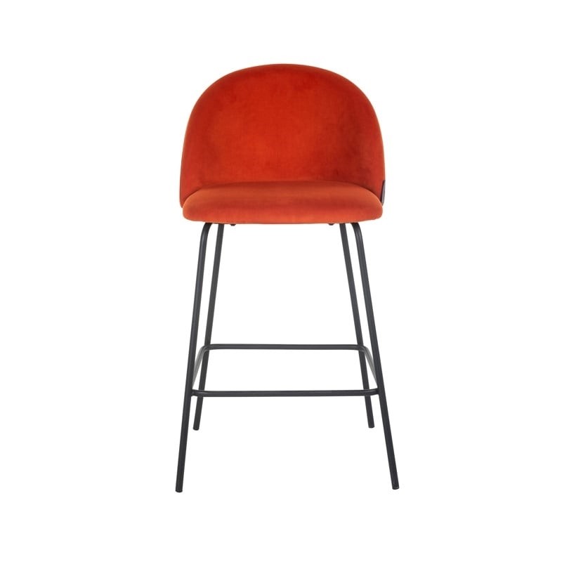 RICHMOND krzesło barowe ALYSSA 65 - jasnoczerwone