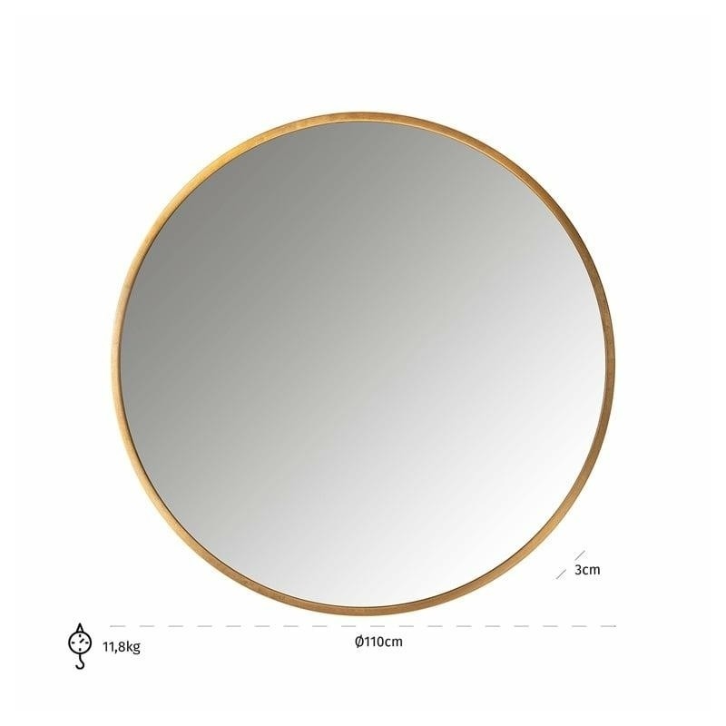 RICHMOND lustro ścienne MAEVY 110 złote