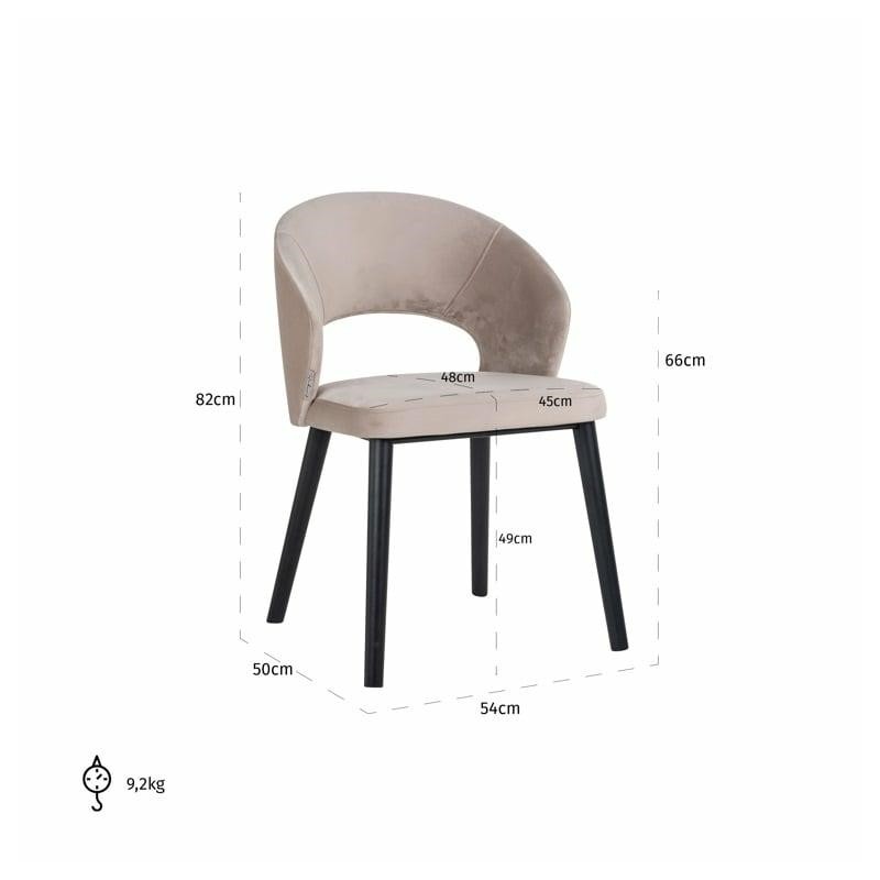 RICHMOND krzesło SAVOY khaki