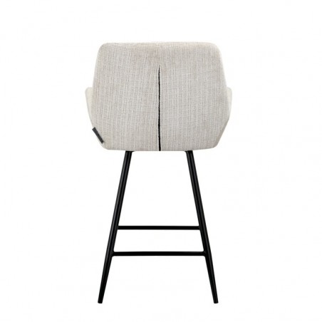 RICHMOND krzesło barowe LINSEY obrotowe jasnobeżowe