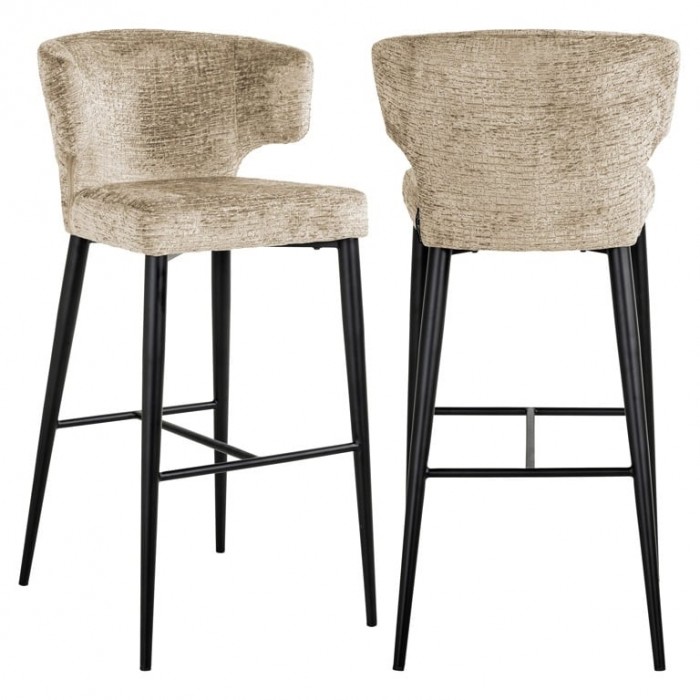 RICHMOND krzesło barowe TAYLOR 2 beżowe -...