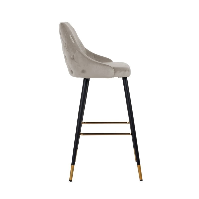 RICHMOND krzesło barowe IMANI 77 khaki