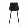 RICHMOND krzesło barowe IMANI 77 czarne