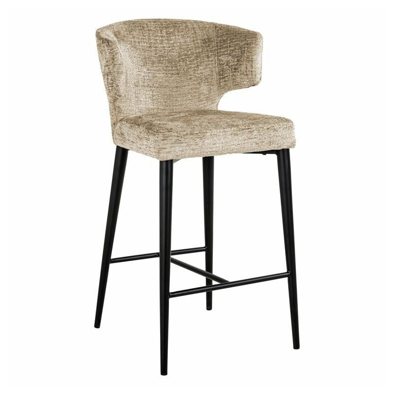 RICHMOND krzesło barowe TAYLOR beżowe - trudnopalne