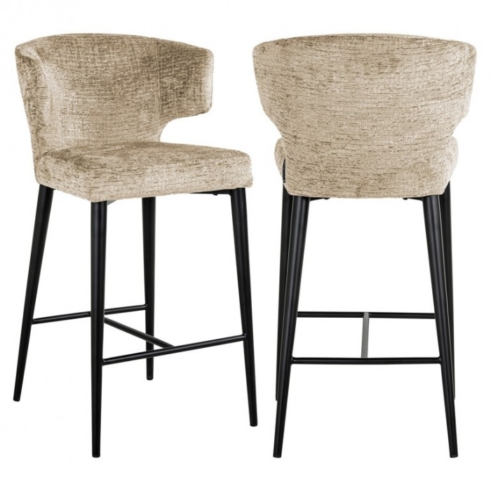 RICHMOND krzesło barowe TAYLOR beżowe -...