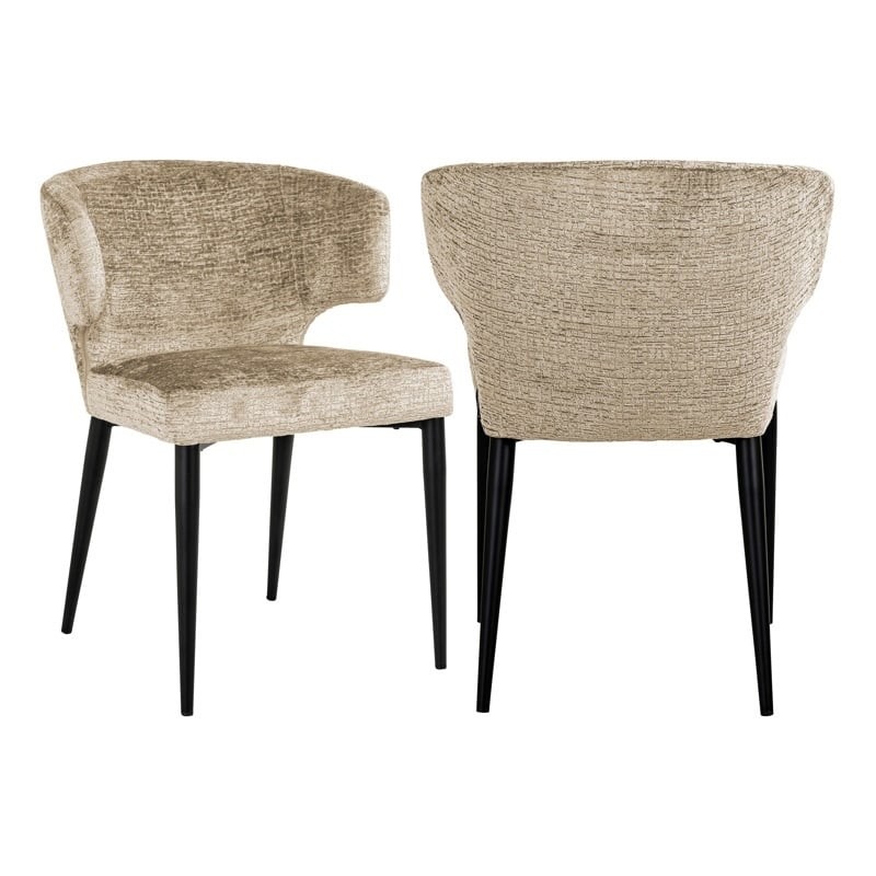 RICHMOND krzesło TAYLOR beżowe - trudnopalne