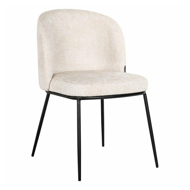 RICHMOND krzesło ELVI beżowe - trudnopalne