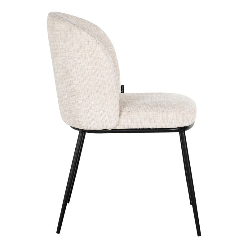 RICHMOND krzesło ELVI beżowe - trudnopalne