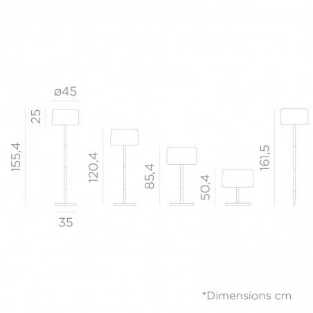 NEW GARDEN lampa podłogowa CHLOE PLANT SOLAR SMARTTECH WOOD