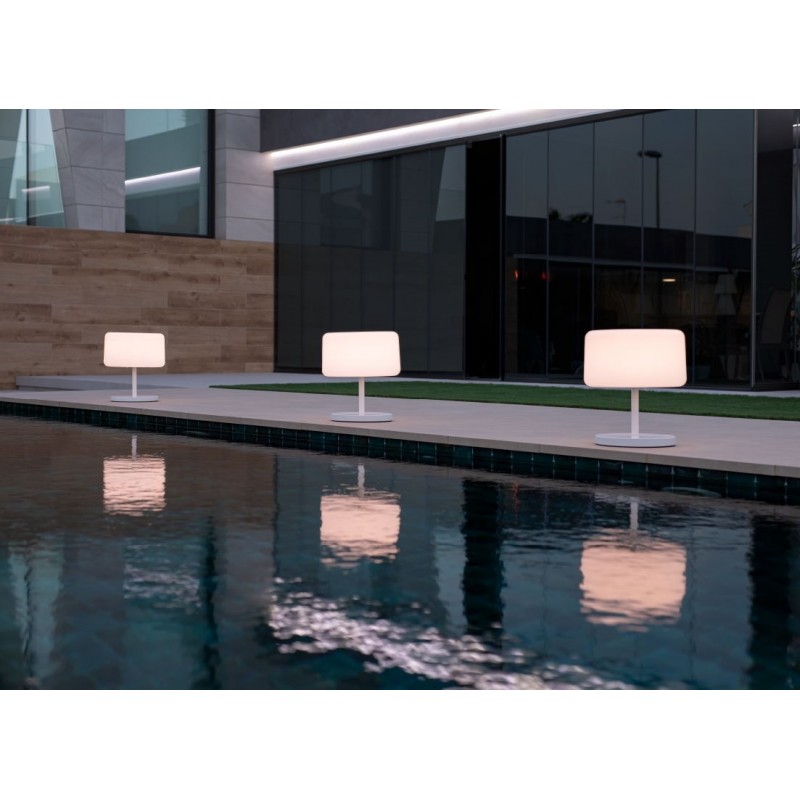 NEW GARDEN lampa podłogowa CHLOE PLANT SOLAR SMARTTECH WOOD