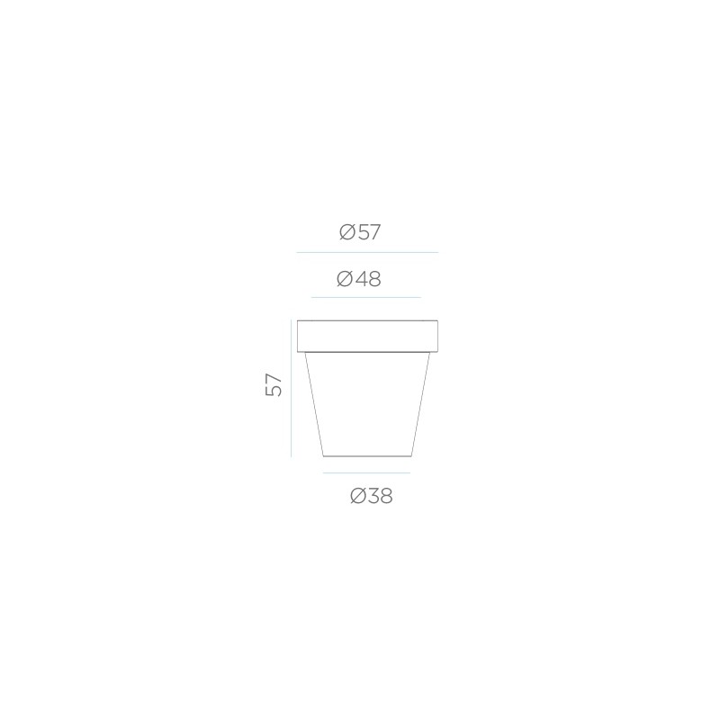 NEW GARDEN donica MAGNOLIA 60 SOLAR & BATTERY biała