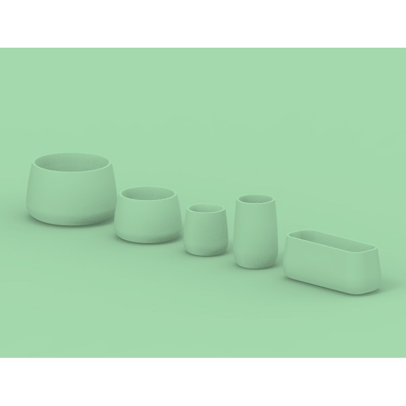 NEW GARDEN donica CAMELIA 80 SOLAR &  BATTERY biała