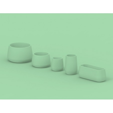 NEW GARDEN donica CAMELIA 80 SOLAR &  BATTERY biała