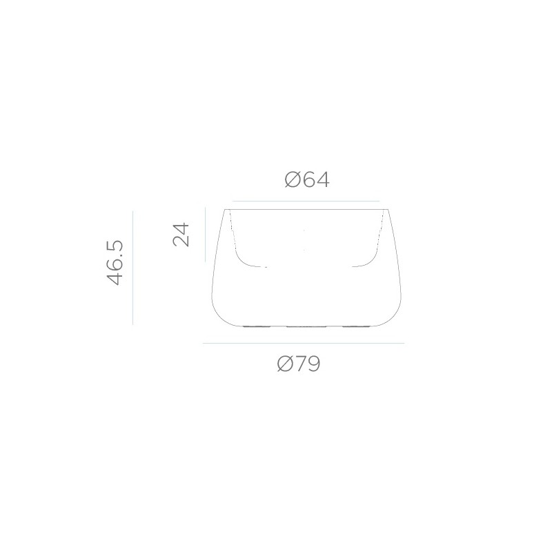 NEW GARDEN donica CAMELIA 80 SOLAR &  BATTERY biała