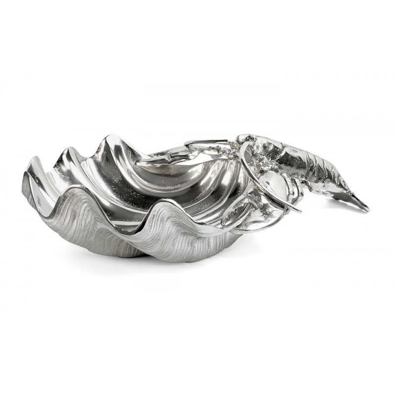 KARE chłodziarka na napoje LOBSTER  srebrna