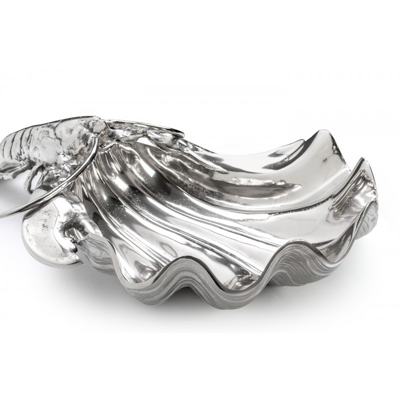 KARE chłodziarka na napoje LOBSTER  srebrna