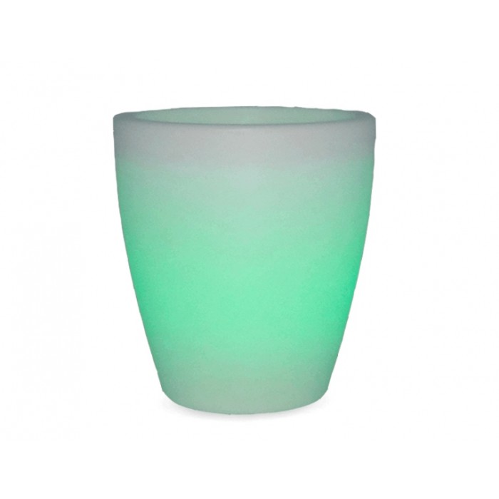 NEW GARDEN donica VIOLETA 55 SOLAR & BATTERY biała